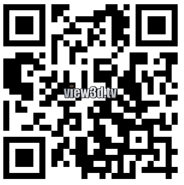 A qr code with a black and white background.